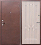 Металлическая входная дверь Garda 1512 Беленый дуб