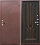 Металлическая входная дверь Garda 1512 Венге