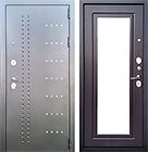 Входная дверь металлическая Милена Зеркало Венге