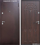 Входная металлическая дверь Санрайс