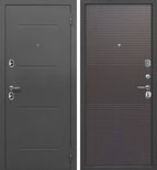 Входная металлическая дверь Гарда 7,5 см Серебро Темный кипарис