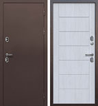 Входная металлическая дверь Isoterma 11 см Медный антик Астана милки