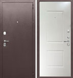 Входная металлическая дверь Тайга 9 см Белый клен