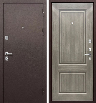 Входная металлическая дверь Титан Букле антрацит